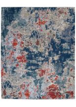 Nourison Artworks ATW01 Navy/Brick Area Rugs